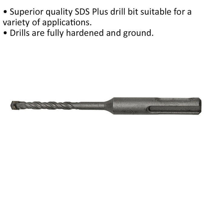 5 x 110mm SDS Plus Drill Bit - Fully Hardened & Ground - Smooth Drilling Loops