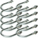 10 Pack ½" 15 21mm U Bolts Zinc Plated Steel Nuts Pole Grip Bracket Clamp Loops