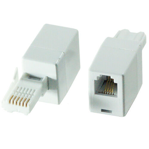 Pin BT Plug to RJ11 Female Socket Converter Adapter — LoopsDirect