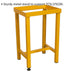 Floor Stand for ys04349 Hazardous Substance Cabinet - Sturdy Metal Support Stand Loops
