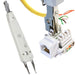 IDC Punch Push Down Tool CAT5e CAT6 RJ11 Network For Keystone Krone Wall Plate Loops