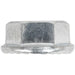 Pack of 100 Zinc Plated Serrated Flange Nut - 1.5mm Pitch - M10 - DIN 6923 Loops