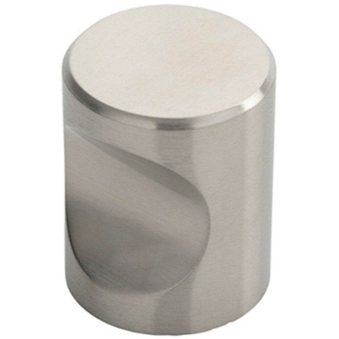 Cylindrical Cupboard Door Knob 30mm Diameter Stainless Steel Cabinet Handle Loops