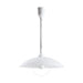 Pendant Light Colour White Shade White Clear Glass With Structure Bulb E27 1x60W Loops