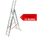 33 Rung Lightweight Combination Ladder Triple Extension / Step & Staircase Stair Loops
