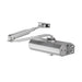 General Overhead Door Closer Fixed Power 165mm Centres Size 3 Silver Loops