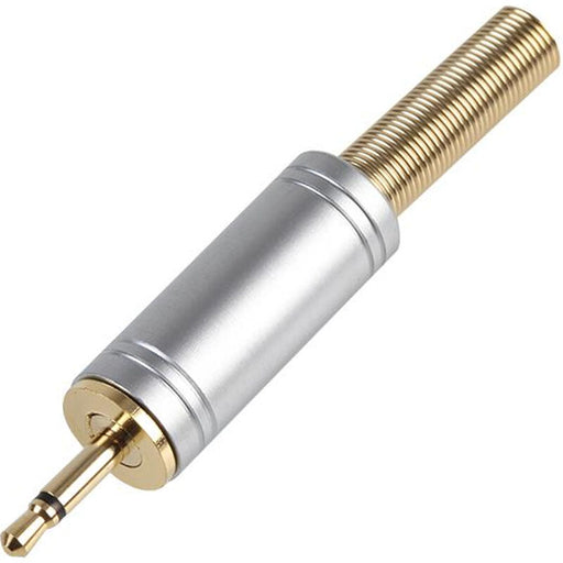 QUALITY 2.5mm (Mini Jack) Male Mono Solder Connector GOLD Headphone Audio Plug Loops