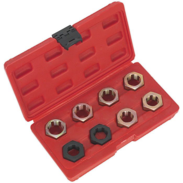 8pc CVJ Thread Chaser Set - Damaged Screw Thread Repair - M20 to M24 Large Kit Loops