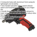 1/2 Inch Sq Drive Air Impact Wrench - Twin Hammer Design - 3-Speed Selector Loops