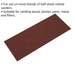 5 PACK Orbital Sanding Sheet - 115 x 280mm - 80 Grit - Wood Metal Sanding Paper Loops