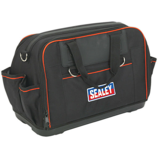500 x 240 x 320mm STRONG Tool Bag - RED - Multiple Pocket Padded Base Storage Loops
