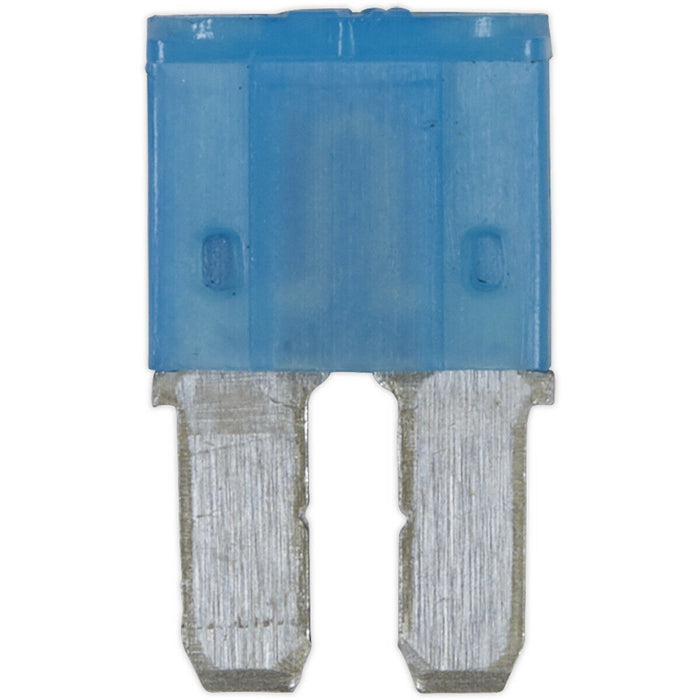 50 PACK 15A Automotive Micro 2 Blade Fuse Pack - 2 Prong Vehicle Circuit Fuses Loops