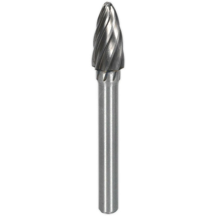 10mm Carbide Rotary Burr Bit - RIPPER / COARSE Oval - Engraving Milling Tool Loops
