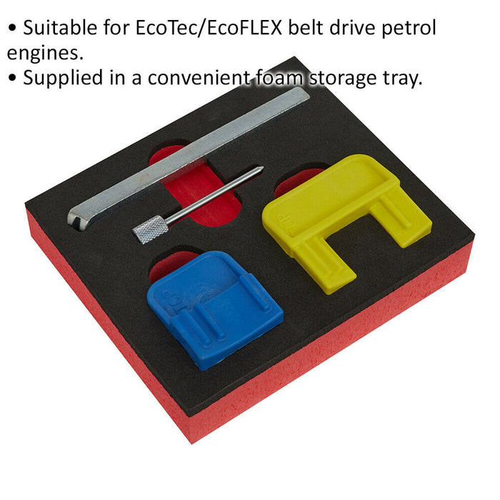 Petrol Engine Timing Tool Kit - BELT DRIVE - For GM & VAUXHALL EcoTec EcoFLEX Loops