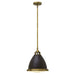 1 Bulb Ceiling Pendant Light Buckeye Bronze Restoration Bronze LED E27 100W Loops