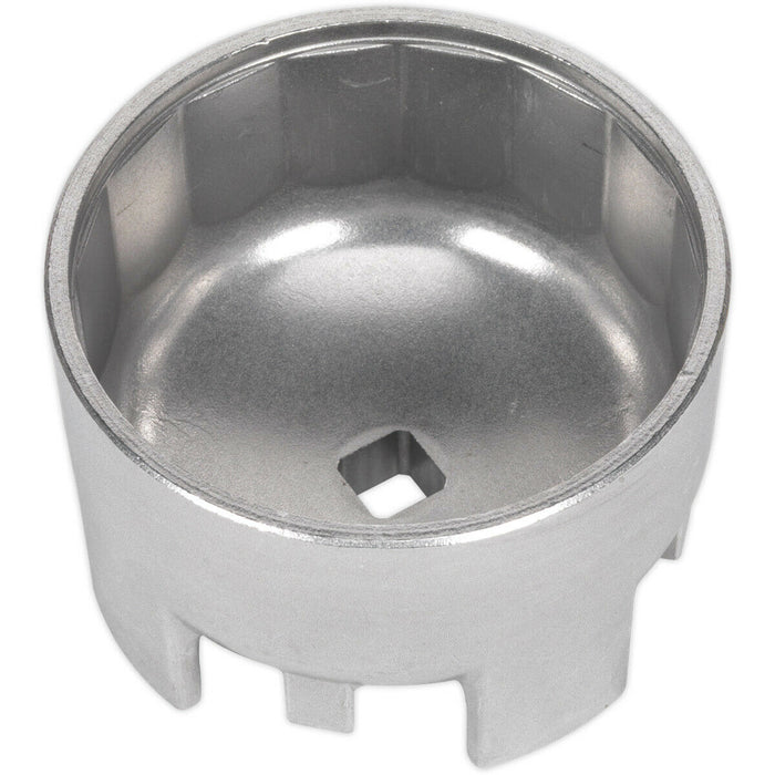 87mm Oil Filter Cap Wrench - 16 Flutes - 1/2" Sq Drive - Aluminium Alloy Loops