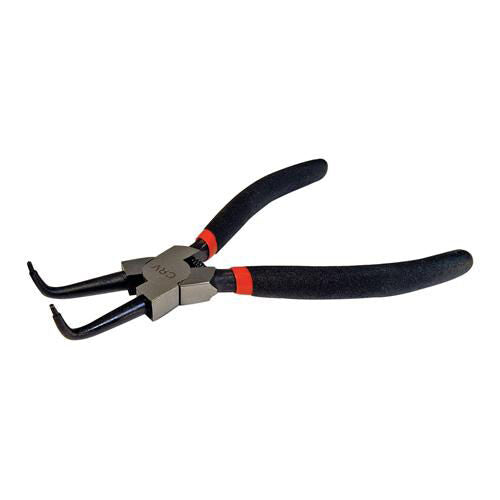180mm Bent Nose Internal Circlip Pliers Hardened Tips Tools Electrician Loops