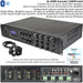 1600W Bluetooth Sound System 8x 200W White Wall Speaker 8 Zone Matrix Amplifier