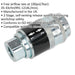 Safety Coupling - Female 1/4" BSP - 2-Stage Release System - Self Venting Loops