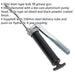 Lever Type Bulk Fill Mini Grease Gun - Die-Cast Pump Head - 150mm Delivery Tube Loops