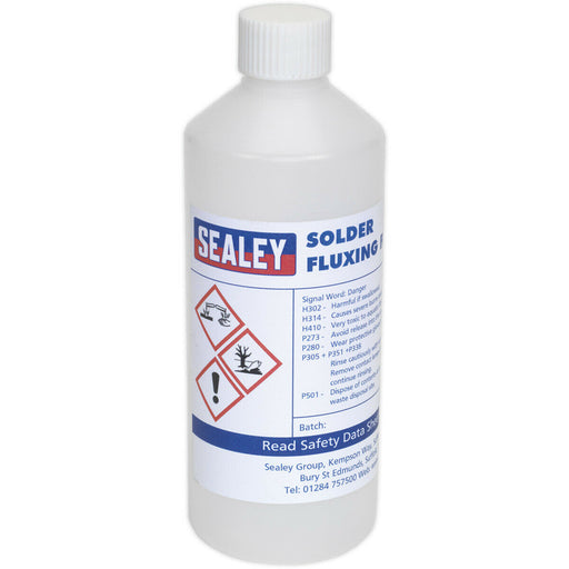 Quality Soldering Solder Flux Fluid Grease 500ml Bottle - Dry Joint Lubricant Loops