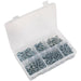 510 PACK Self Tapping Screw Assortment - Countersunk Pozi - Various Sizes Loops