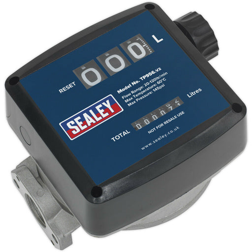 3 Digit Diesel & Fluid Flow Meter - 20L to 120L Per Minute - Nutating Disc Meter Loops