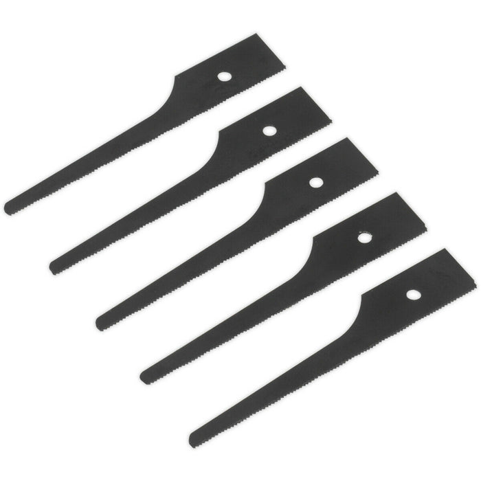 5 PACK - HSS Air Saw Blades - 32 TPI BLACK Reciprocating Multi Material Cutters Loops