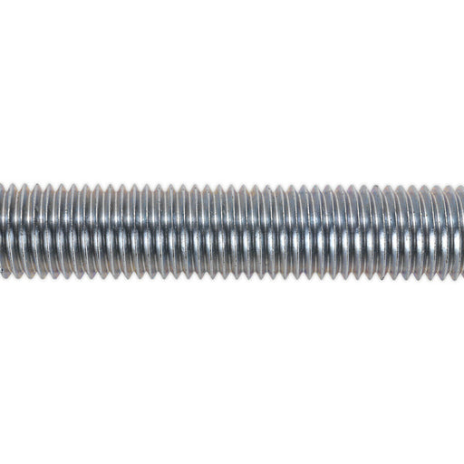2 PACK Threaded Studding Rod - M24 x 1mm - Grade 8.8 Zinc Plated - DIN 975 Loops