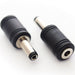5.5x2.1mm Male to 3.5x1.3mm Female DC Adapter Converter Jack Power Plug CCTV DVR Loops