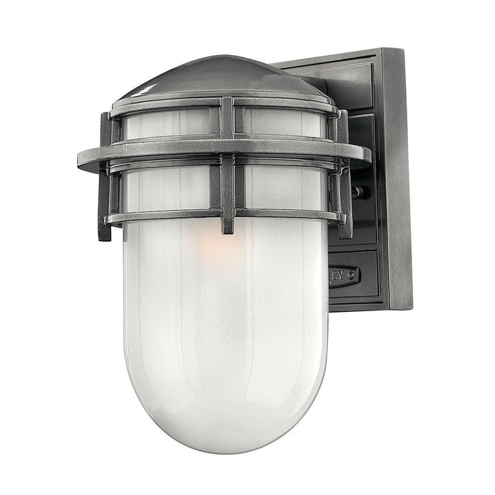 Outdoor IP44 Wall Light Sconce Hematite LED E27 60W Bulb External d01455 Loops