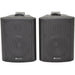 5 Zone Bluetooth Speaker Kit 10x 70W Black Wall Mount Home Bar Stereo Amplifier