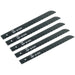 5 PACK - HSS Air Jigsaw Saw Blades - 18 TPI BLACK Reciprocating Multi Material Loops