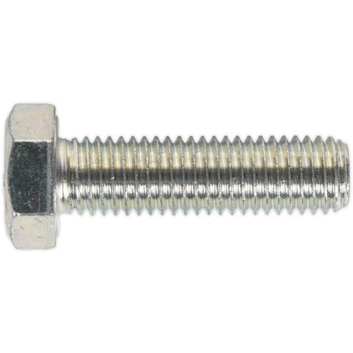 10 PACK HT Setscrew - M14 x 50mm - Grade 8.8 Zinc - Fully Threaded - DIN 933 Loops