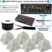 3 Zone Outdoor Bluetooth Kit 6x Garden Rock Speaker Stereo HiFi Music Amplifier