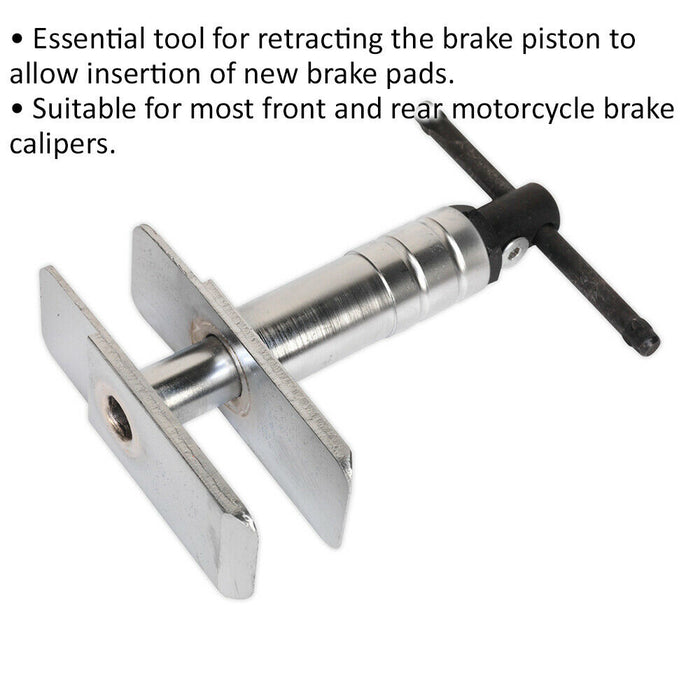 Heavy Duty Motorcycle Brake Caliper Tool - Compression Spreader For Brake Pad Installation
