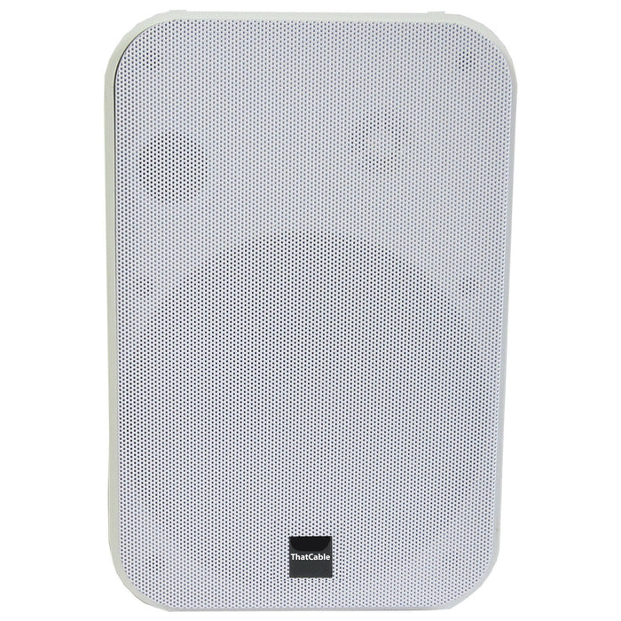 400W Bluetooth Sound System 4x White 200W Wall Speaker Karaoke Amp & Microphones