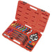 27 Piece Fuel & Air Conditioning Disconnection Tool Kit - Air Hose & Fuel Lines Loops