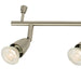 Adjustable Ceiling Spotlight Satin Nickel 6 Light Bar Downlight Modern Lamp Loops
