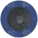 10 PACK - 50mm Quick Change Mini Sanding Discs - 60 Grit Aluminium Oxide Sheet Loops