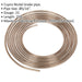 25ft Seamless Brake Pipe Tube - Cupro-Nickel - 22 Gauge - Fits 5/16 Inch Pipes Loops