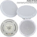 Bathroom Wi Fi Ceiling Speaker Kit Wireless Amp & 4x 80W Moisture Resistant