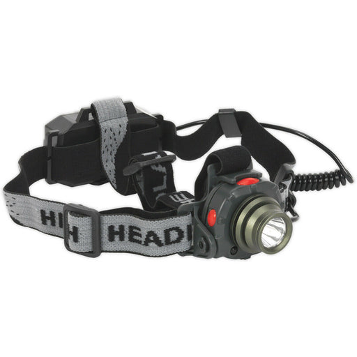 Hands Free Head & Hat Torch - 3W CREE XPE LED - Auto Sensor - Adjustable Band Loops
