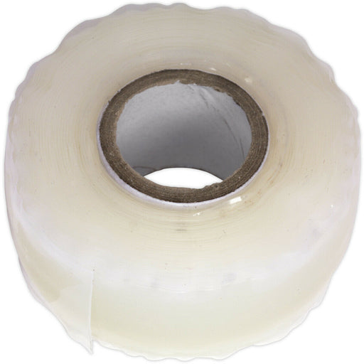 5m Clear Silicone Repair Tape - Self-Fusing Non Adhesive Tape - 8000V Insulation Loops