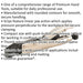 195mm L-Tip Axial Locking Grip Pliers - 18mm Jaw Release - Thumb Release Loops