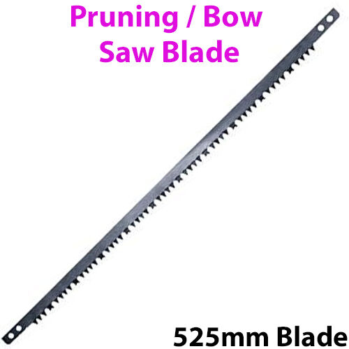 HCS 530mm Pruning Bow Saw Blade Raker Tooth Set Gardening Branch Tree Bush Log Loops