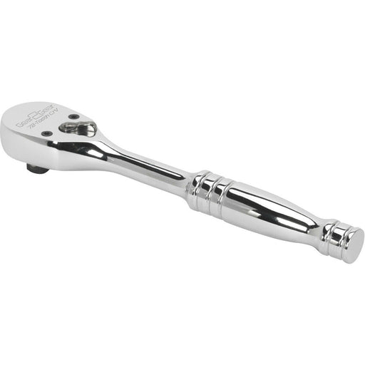 72-Tooth Dust-Free Ratchet Wrench - 1/4 Inch Sq Drive - Flip Reverse Mechanism Loops