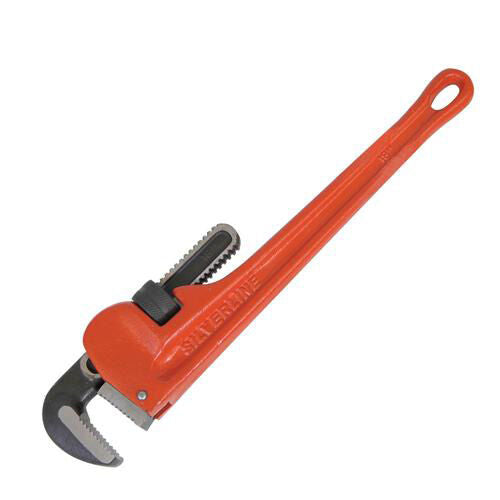 Heavy Duty Adjustable Pipe Wrench 45mm Jaw & 250mm Length Plumbers DIY Tool Loops