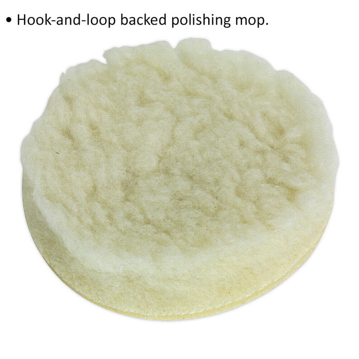 Hook and Loop Backed Polishing Mop - 75mm Diameter - Polishing & Buffing Loops