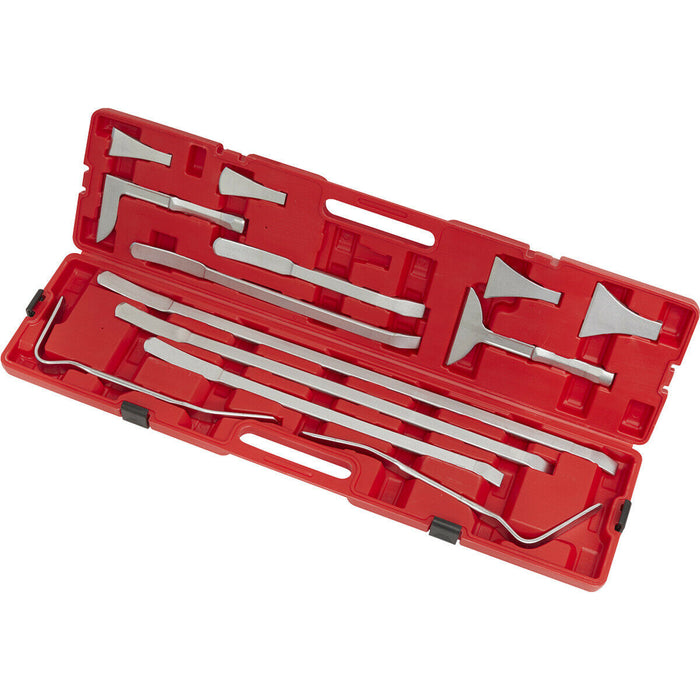 13 Piece Body Panel Levering & Separating Tool Set - Car Panel Bodywork Kit Loops